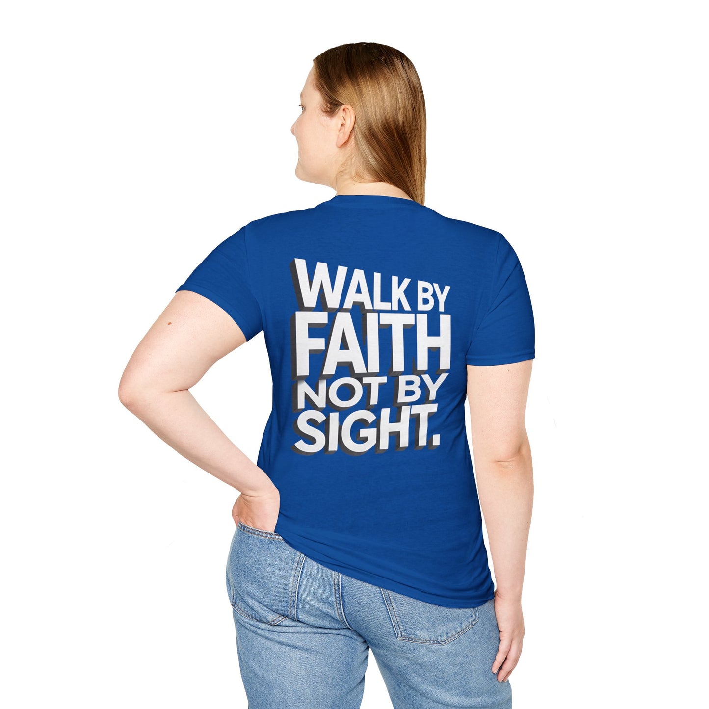 Walk By Faith T-Shirt — Womens/Mens Faith Graphic Tee
