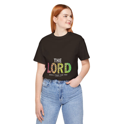 The LORD multicolor mosaic Tee | T-Shirt, Christian faith typography