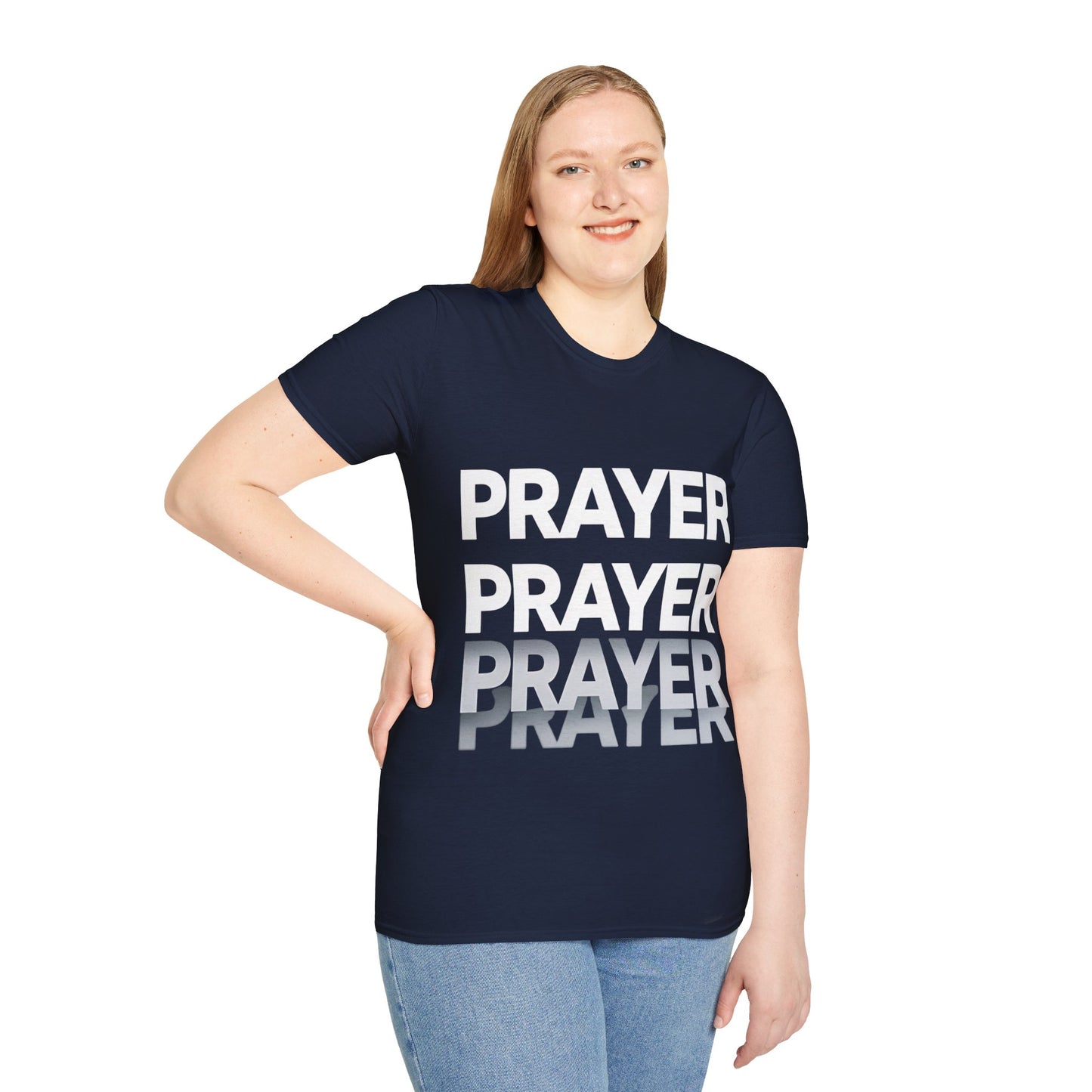 Prayer Repeat T-Shirt | Bold Spiritual Graphic Tee Gift