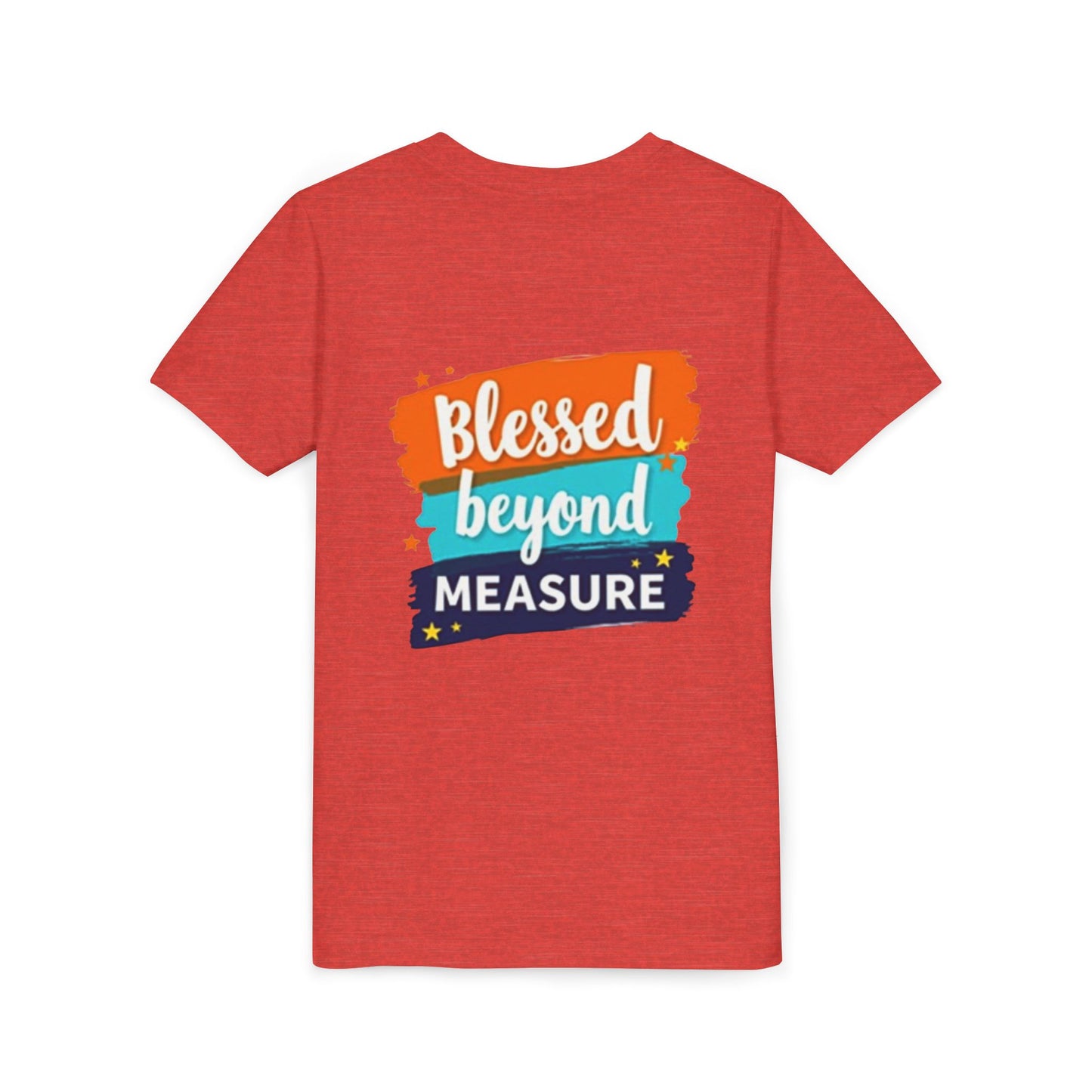 Blessed Beyond Measure Youth Tee | Inspirational Kids Shirt, Faith Design