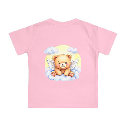 Baby T-Shirt — Personalized "God's Little Angel" Teddy Design