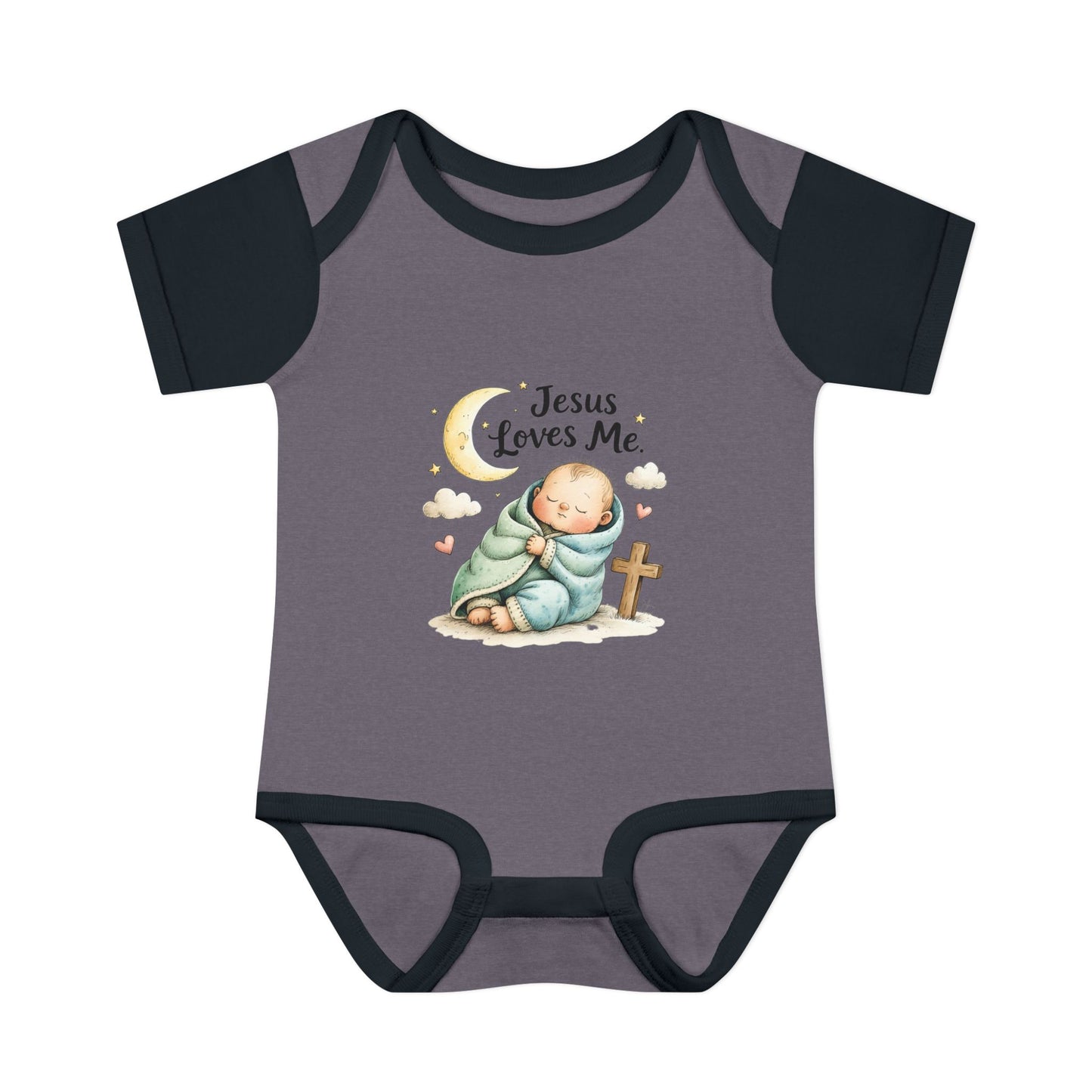 Jesus Loves Me Baby Bodysuit - Infant Christian Onesie for Newborns
