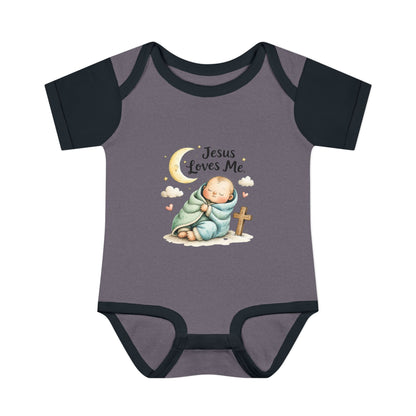 Jesus Loves Me Baby Bodysuit - Infant Christian Onesie for Newborns