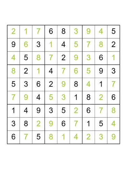 Medium Sudoku Challenge 9×9 Puzzles for Growing Skills | Ebook Digital Download 8.5 x 11 PDF
