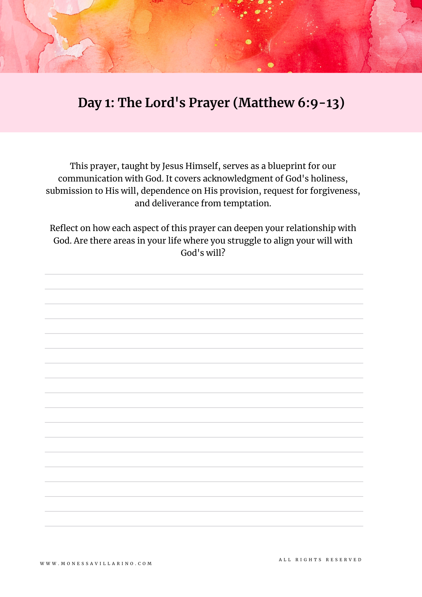 Prayer Journal: 21 days of Biblical Prayers Devotional Journal | Hardcover; Premium Color; A4 size | Perfect Gift