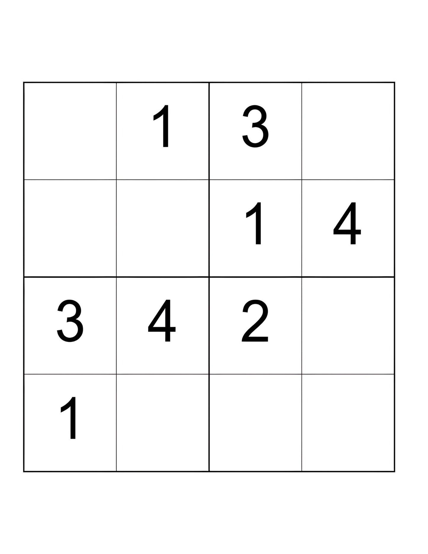 Little Sudoku Learners 4×4 Brain-Boosting Puzzles for Beginners | Ebook Digital Download 8.5 x 11 PDF
