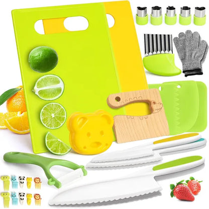 Kids Knives Set Kitchen Tools Kids Safe a9600f28367bcfd38db2b23fafdb334c