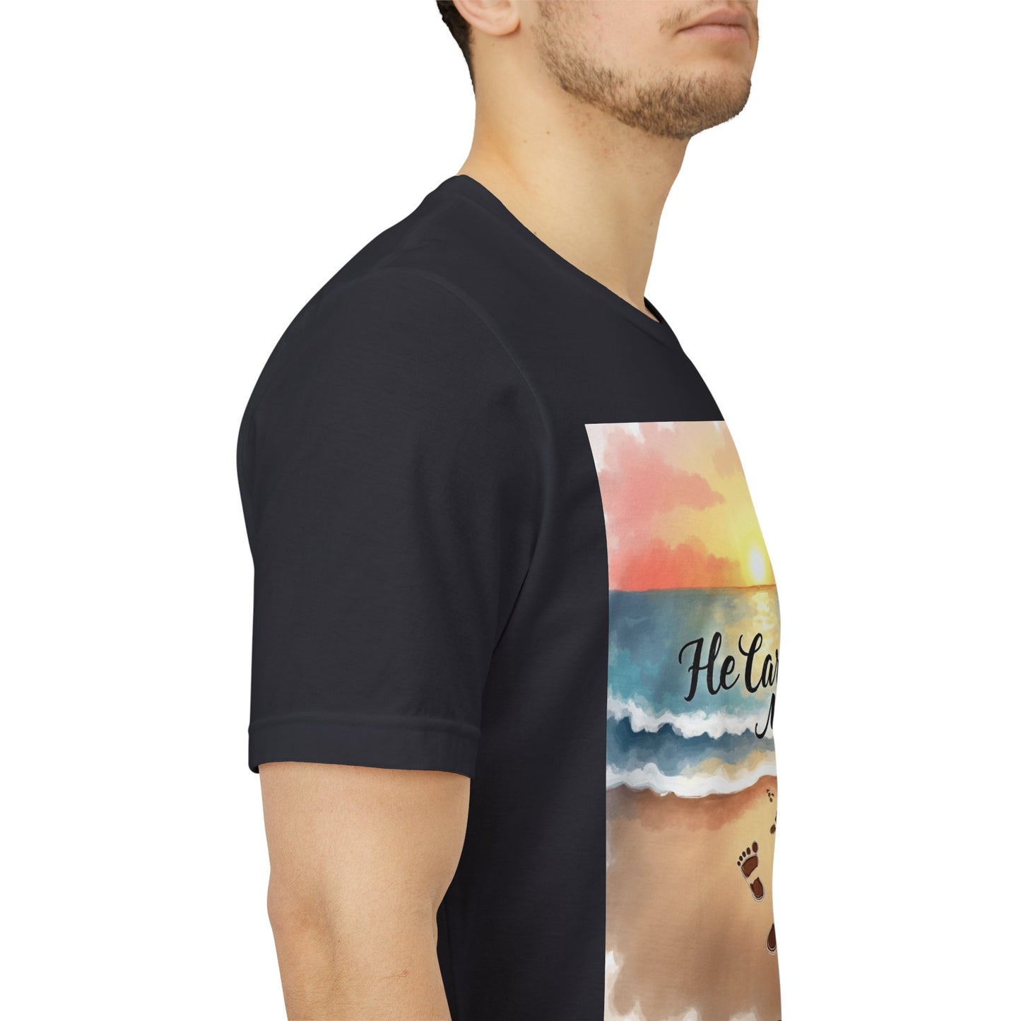 He Carried Me Scripture Tee | Inspirational Christian Faith Shirt