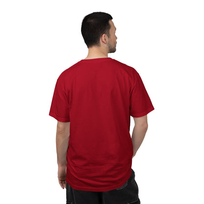 Garment-Dyed Statement Tee — Bold Single-Word Typographic Front