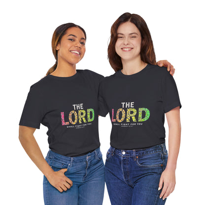The LORD multicolor mosaic Tee | T-Shirt, Christian faith typography