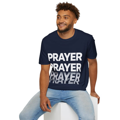 Prayer Repeat T-Shirt | Bold Spiritual Graphic Tee Gift