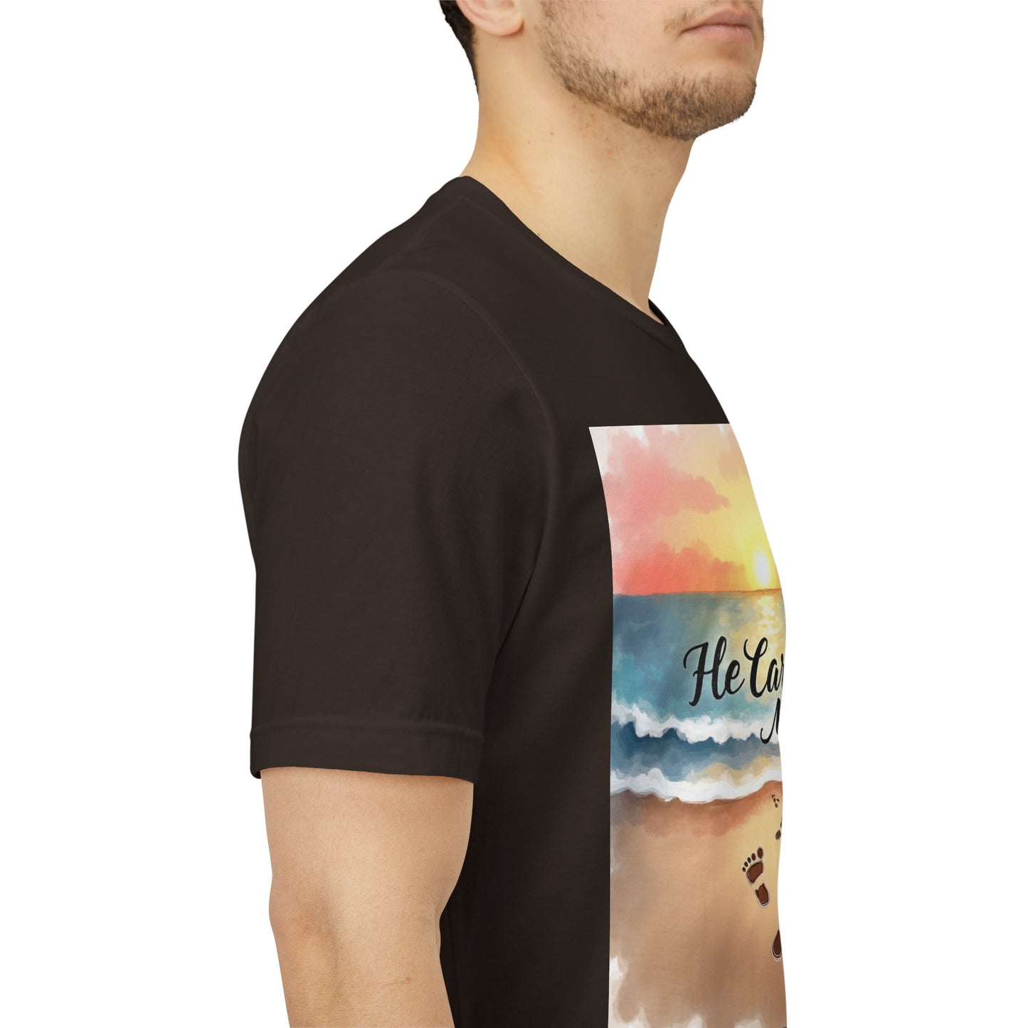 He Carried Me Scripture Tee | Inspirational Christian Faith Shirt