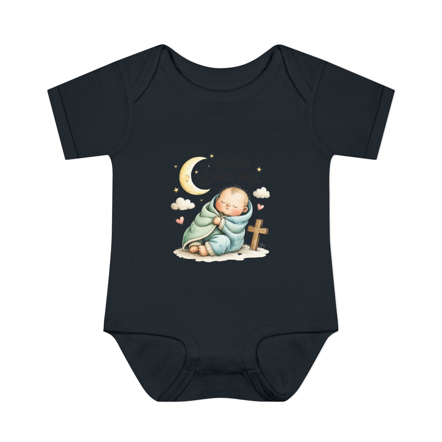 Jesus Loves Me Baby Bodysuit - Infant Christian Onesie for Newborns