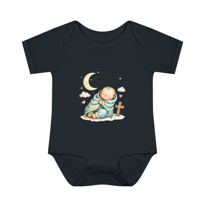 Jesus Loves Me Baby Bodysuit - Infant Christian Onesie for Newborns