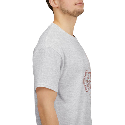 Floral Cross Tee – Delicate Pink Botanical Christian T-Shirt