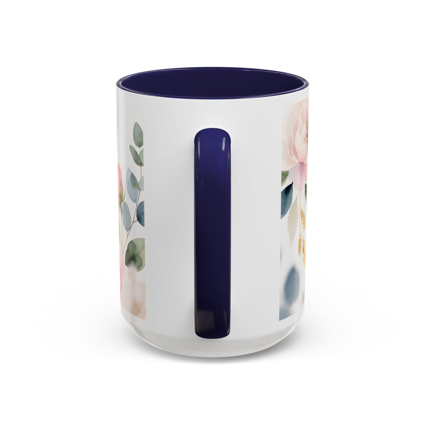 Grace Upon Grace Coffee Mug — Floral John 1:16 Scripture Accent Mug