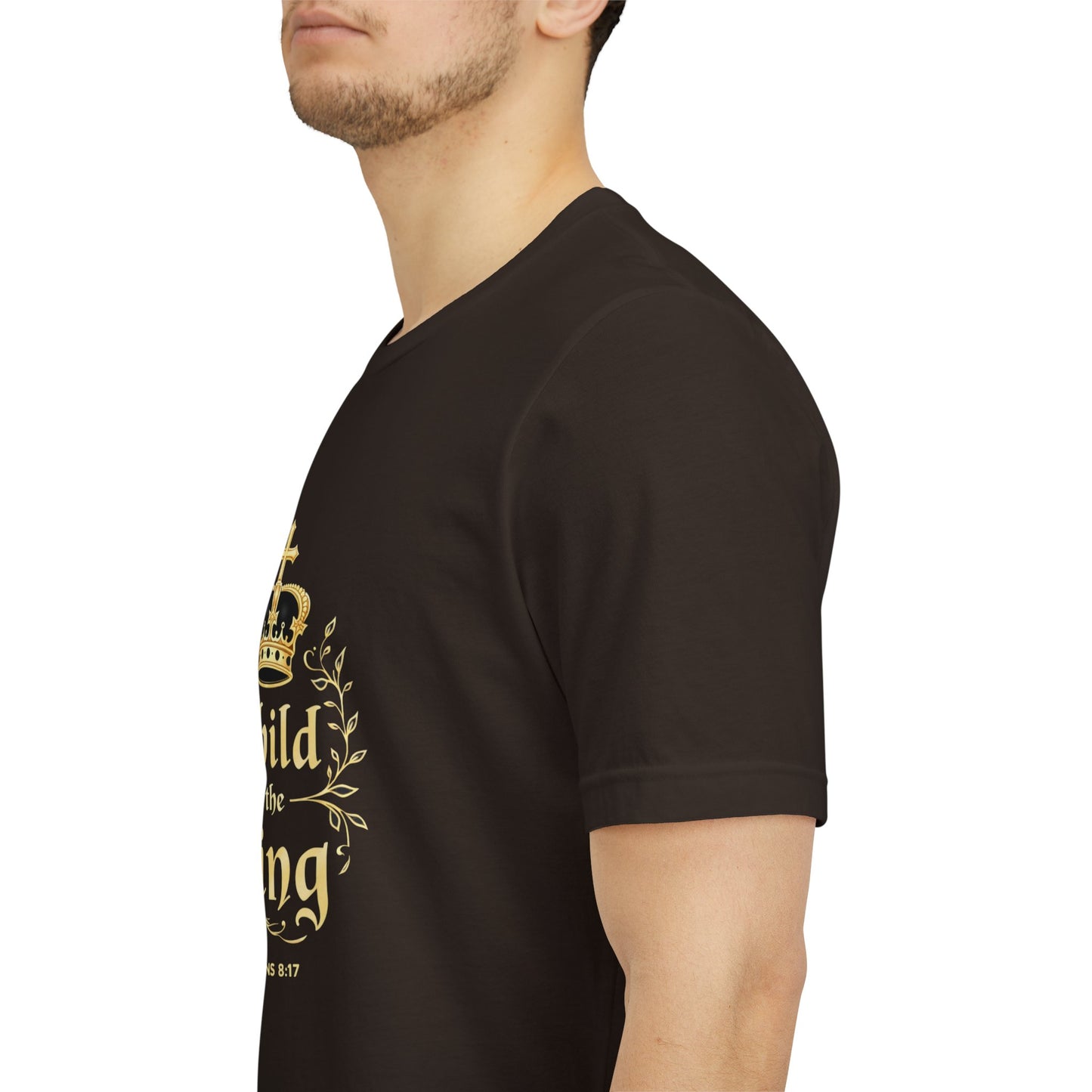 Child of the King T-Shirt | Romans 8:17 Christian Crown Tee | Perfect Gift for Believers  | Thoughtful Christian Gift