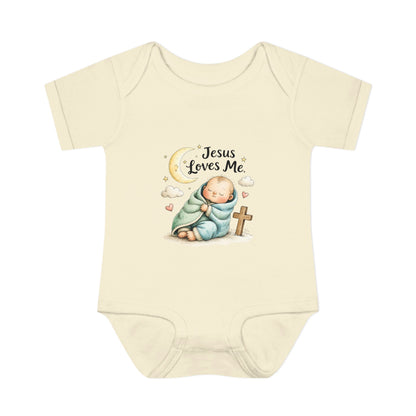 Jesus Loves Me Baby Bodysuit - Infant Christian Onesie for Newborns