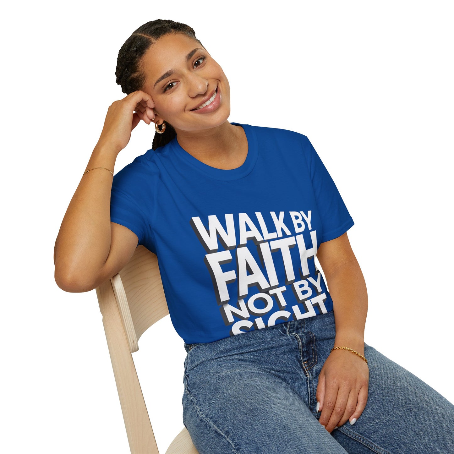 Walk By Faith T-Shirt — Womens/Mens Faith Graphic Tee