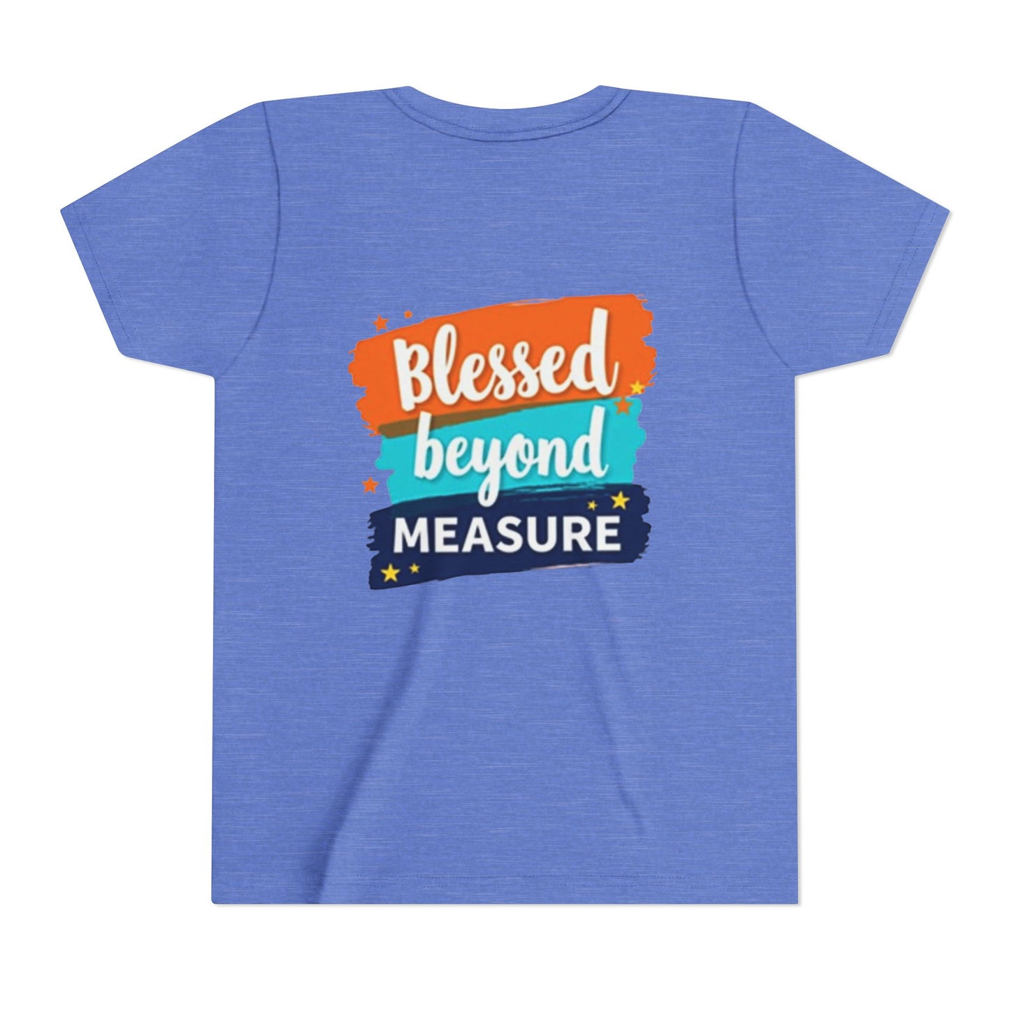 Blessed Beyond Measure Youth Tee | Inspirational Kids Shirt, Faith Design