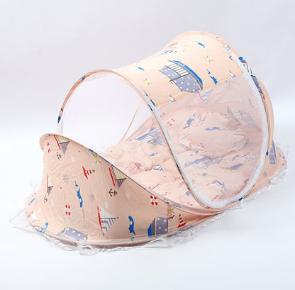 Foldable Baby Bed Net With Pillow Net 2pieces Set c40ff83b6559ca7c4a3e2a224466c0c8