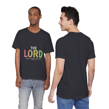 The LORD multicolor mosaic Tee | T-Shirt, Christian faith typography