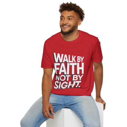 Walk By Faith T-Shirt — Womens/Mens Faith Graphic Tee