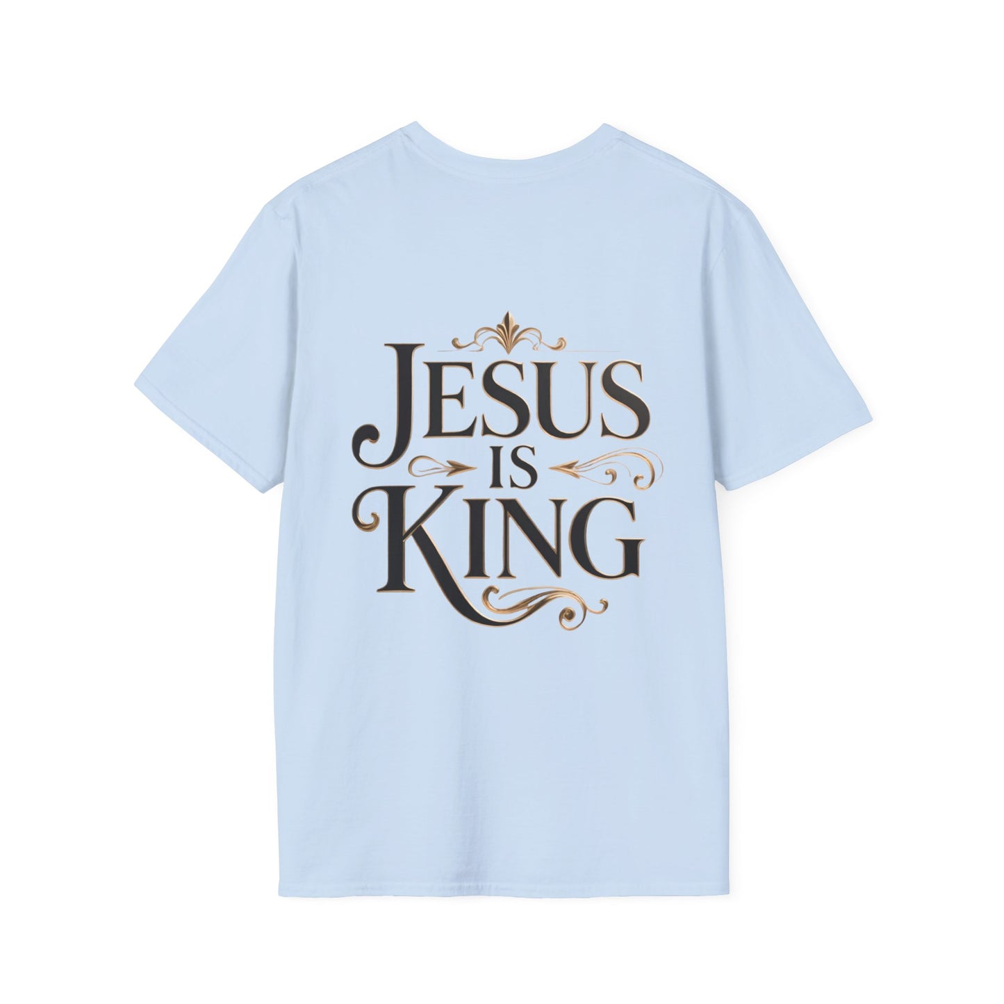 Jesus Is King T-Shirt — Christian Faith Graphic Tee, Inspirational Worship Shirt