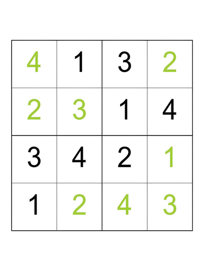 Little Sudoku Learners 4×4 Brain-Boosting Puzzles for Beginners | Ebook Digital Download 8.5 x 11 PDF