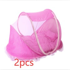 Foldable Baby Bed Net With Pillow Net 2pieces Set 6f2cd729221c6f632d0ffc2d86be2817
