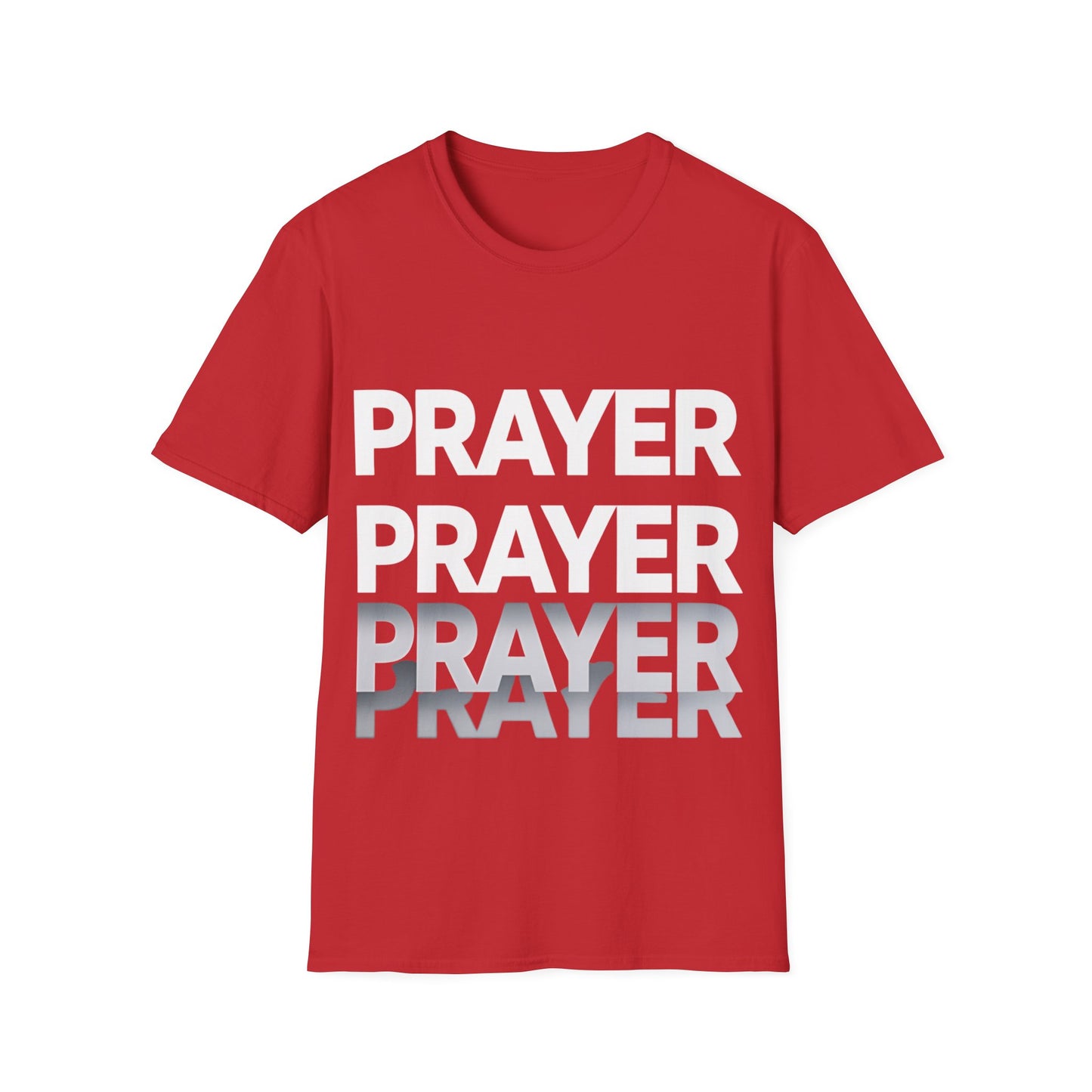 Prayer Repeat T-Shirt | Bold Spiritual Graphic Tee Gift