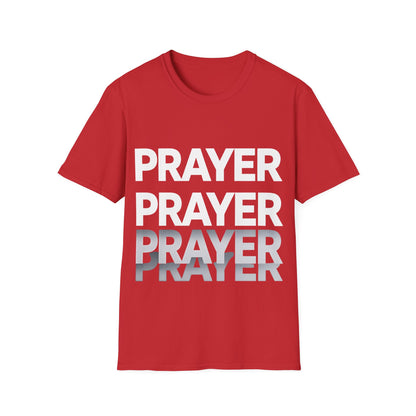 Prayer Repeat T-Shirt | Bold Spiritual Graphic Tee Gift