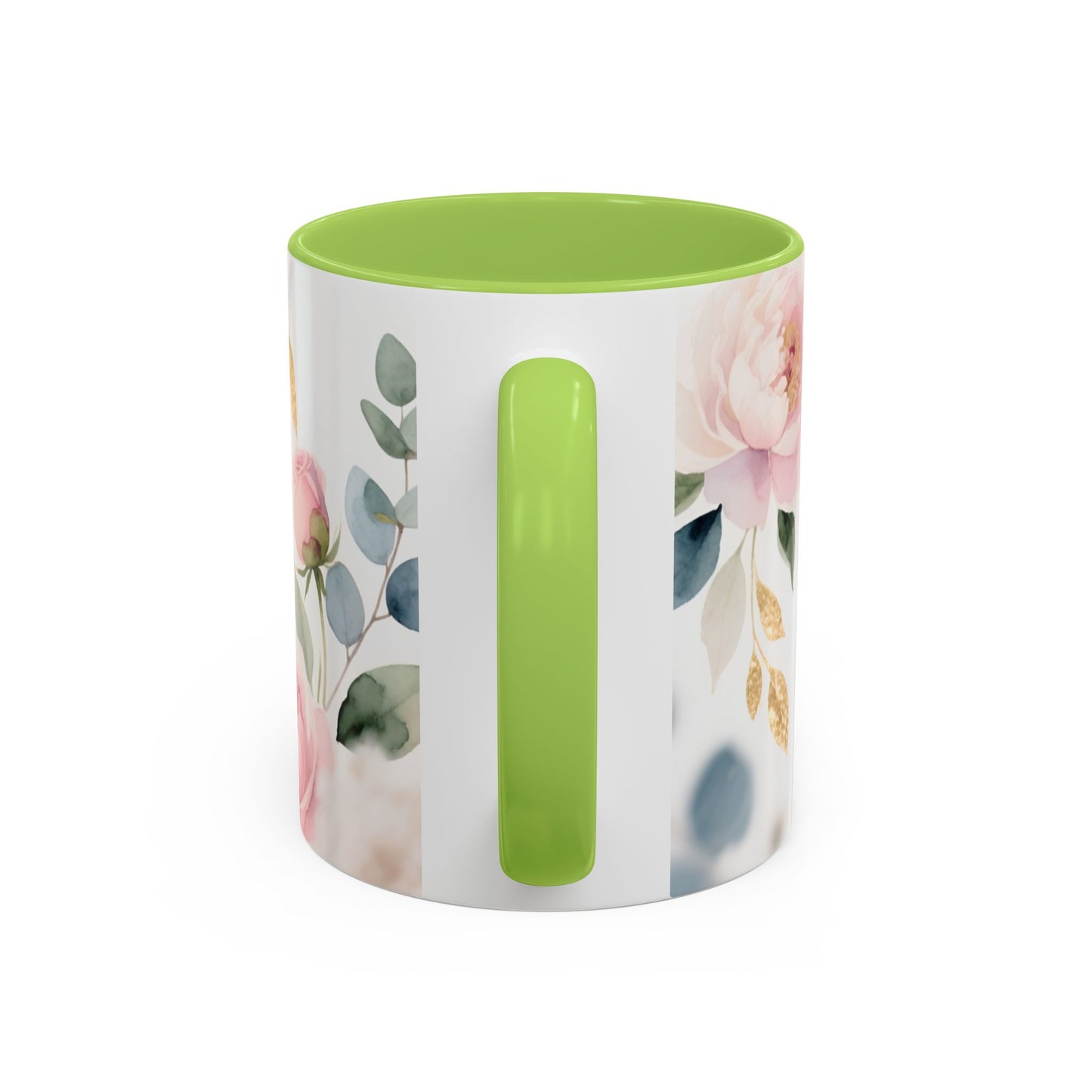 Grace Upon Grace Coffee Mug — Floral John 1:16 Scripture Accent Mug