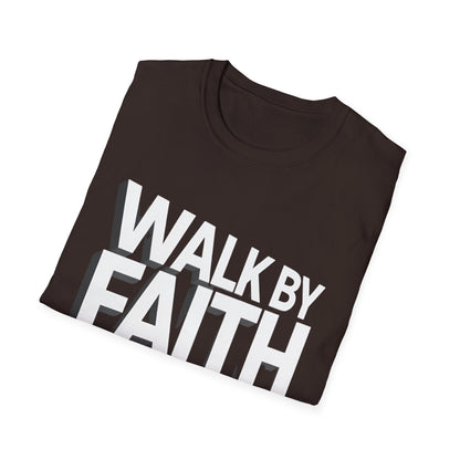 Walk By Faith T-Shirt — Womens/Mens Faith Graphic Tee