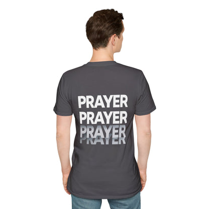 Prayer Repeat T-Shirt | Bold Spiritual Graphic Tee Gift