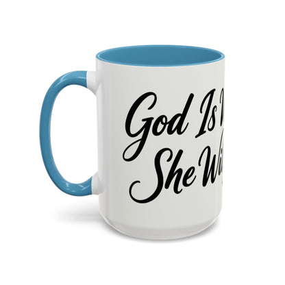 Inspirational Script Coffee Mug — "Strength Lives in Small, Steady Moments" (11/15 oz)