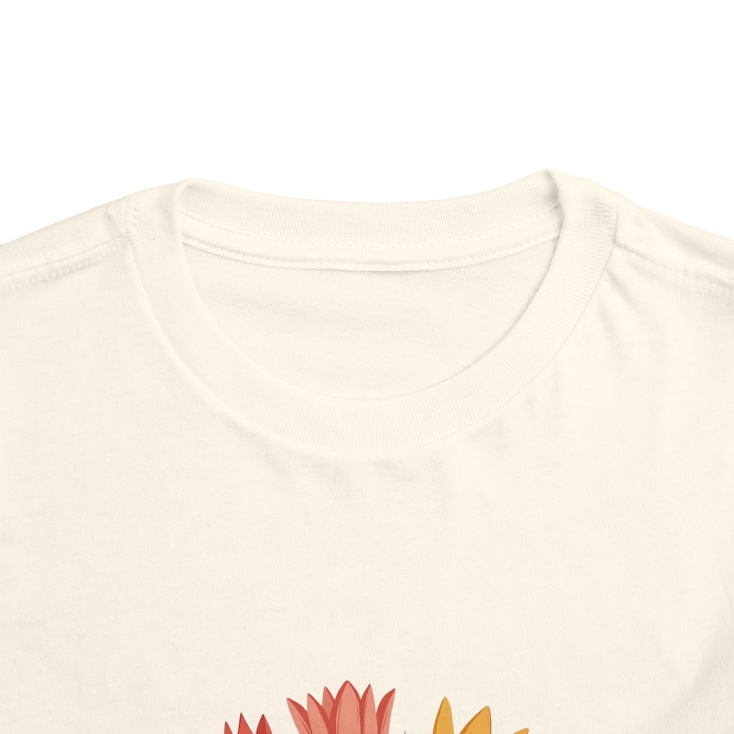 Cute Tulip Floral Christ Tee for Toddlers | Daily Faith Inspiration | Ideal Gift for Kids