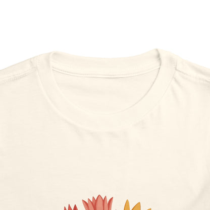 Cute Tulip Floral Christ Tee for Toddlers | Daily Faith Inspiration | Ideal Gift for Kids