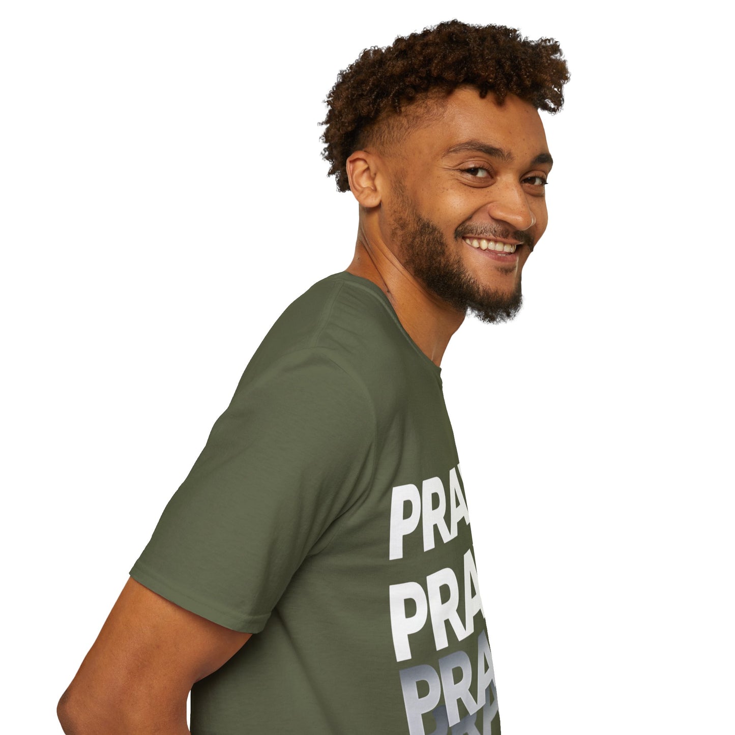 Prayer Repeat T-Shirt | Bold Spiritual Graphic Tee Gift