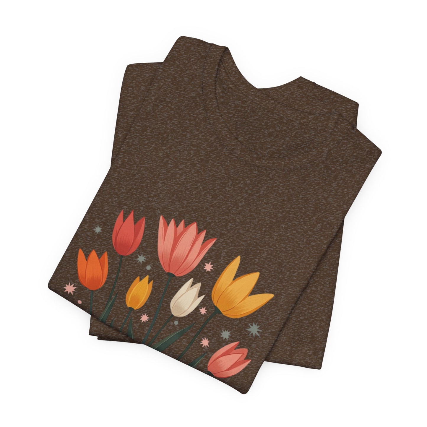 Tulip Floral Faith Shirt | Christian Spring Tee | Unique Gifts for Moms & Teens