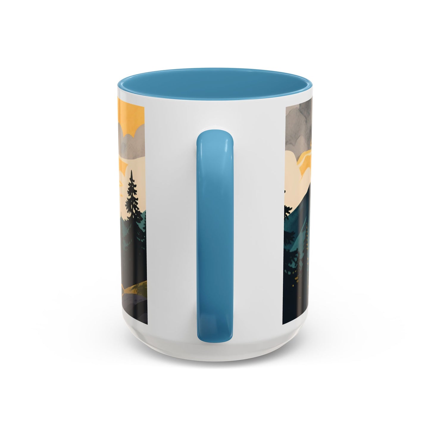 Faith Can Move Mountains Coffee Mug — Matthew 17:20 Inspirational Accent Mug