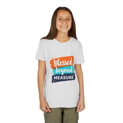 Blessed Beyond Measure Youth Tee | Inspirational Kids Shirt, Faith Design