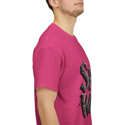 Spiritual Warrior T-Shirt — Gothic Lettering Faith & Strength Tee