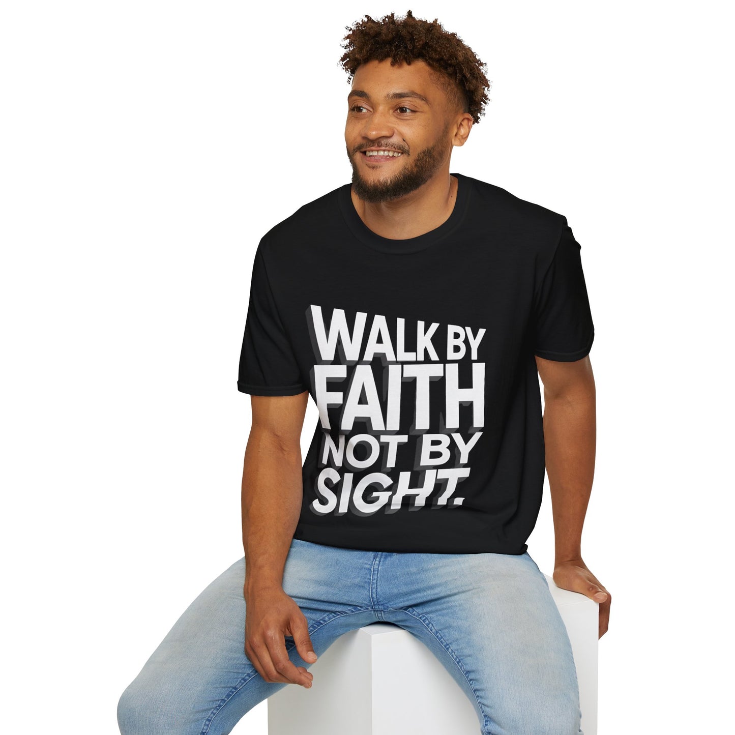 Walk By Faith T-Shirt — Womens/Mens Faith Graphic Tee