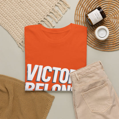 Victory Belongs to Jesus T-Shirt — Heavyweight Christian Faith Tee