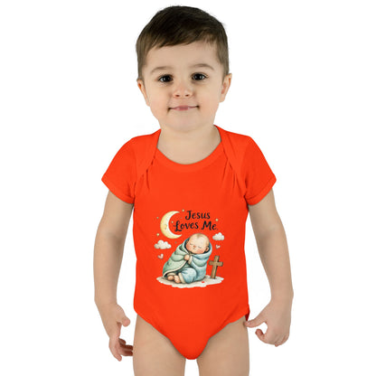 Jesus Loves Me Baby Bodysuit - Infant Christian Onesie for Newborns