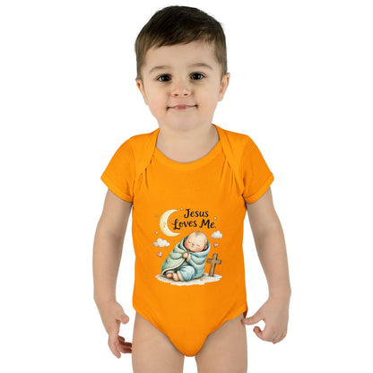 Jesus Loves Me Baby Bodysuit - Infant Christian Onesie for Newborns