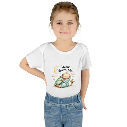 Jesus Loves Me Baby Bodysuit - Infant Christian Onesie for Newborns