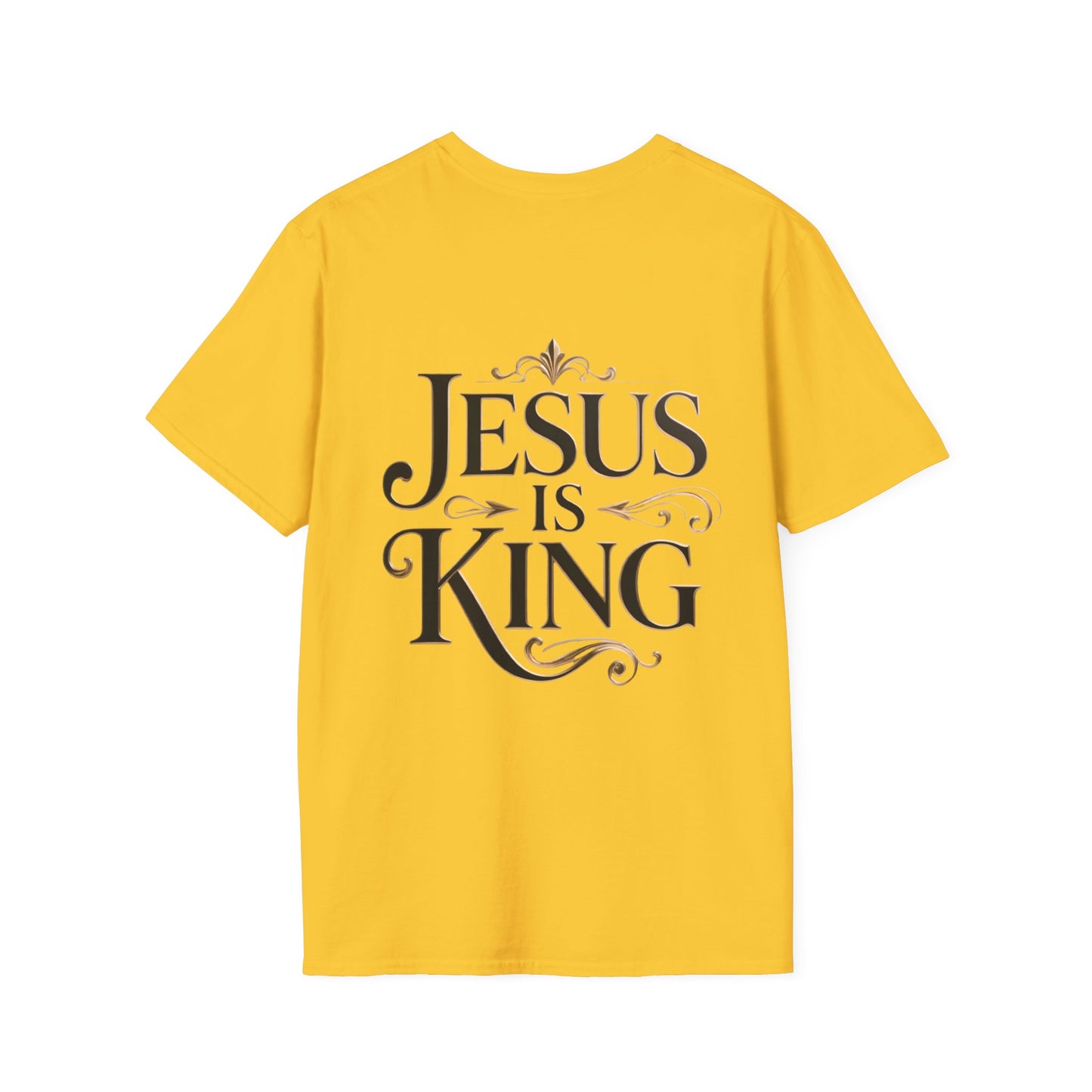 Jesus Is King T-Shirt — Christian Faith Graphic Tee, Inspirational Worship Shirt