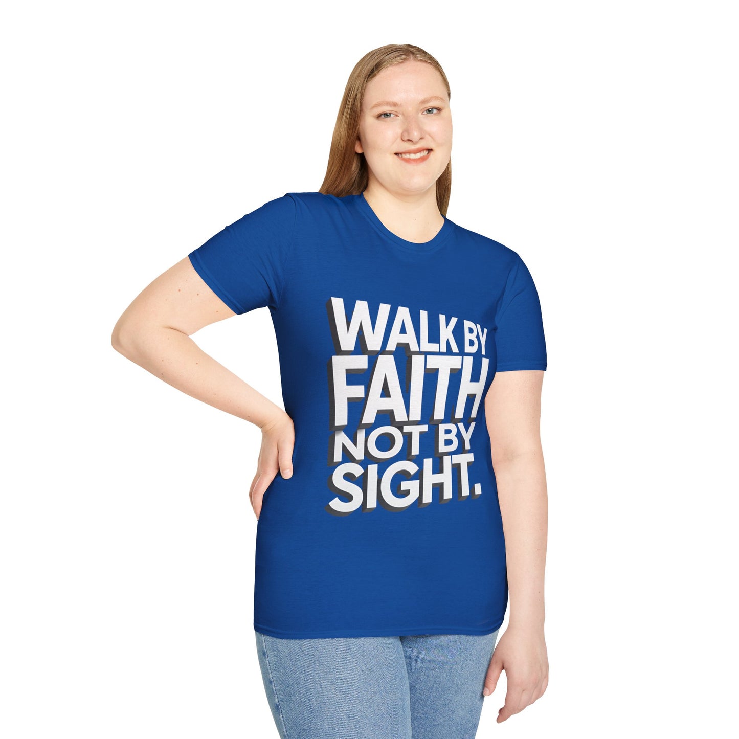 Walk By Faith T-Shirt — Womens/Mens Faith Graphic Tee